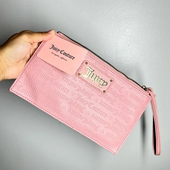 Juicy Couture Dusty Pink Large Wristlet/Wallet - Picture 9 of 9